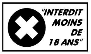 interdit aux - de 18 ans