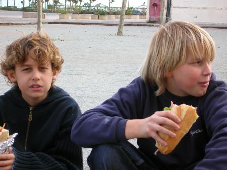 on mange