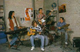 un groupe de rock